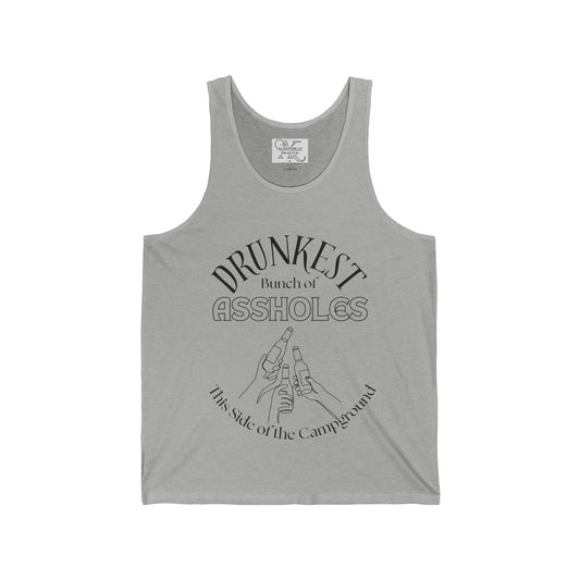 Drunkest Bunch Tank Top — Funny Camping Beer Shirt