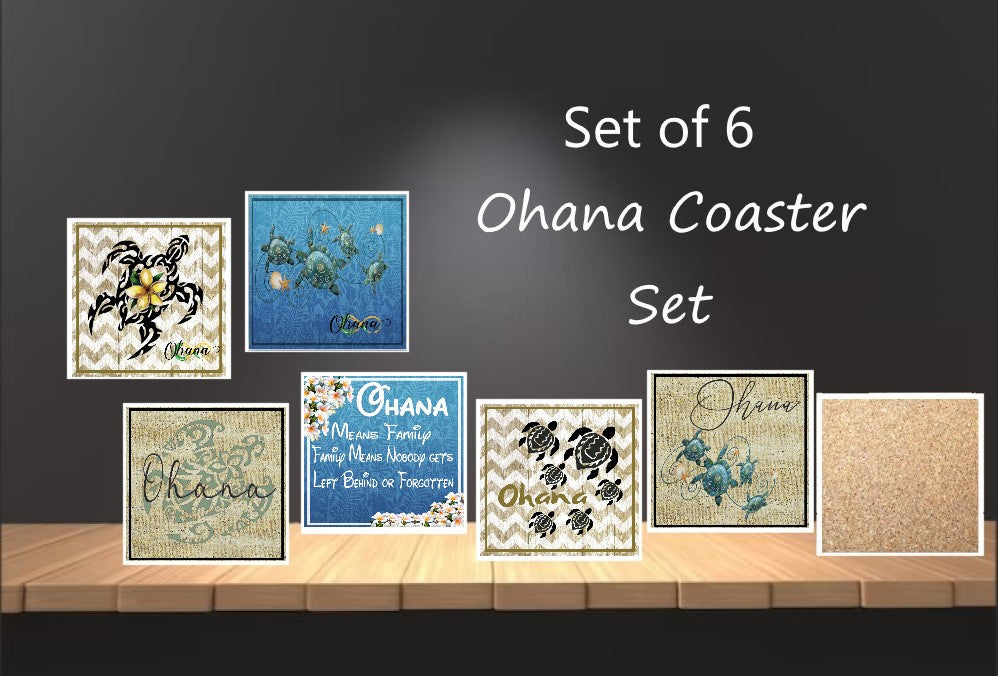 Custom Coasters set of 6