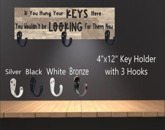 Custom 4"x12" KeyHolder