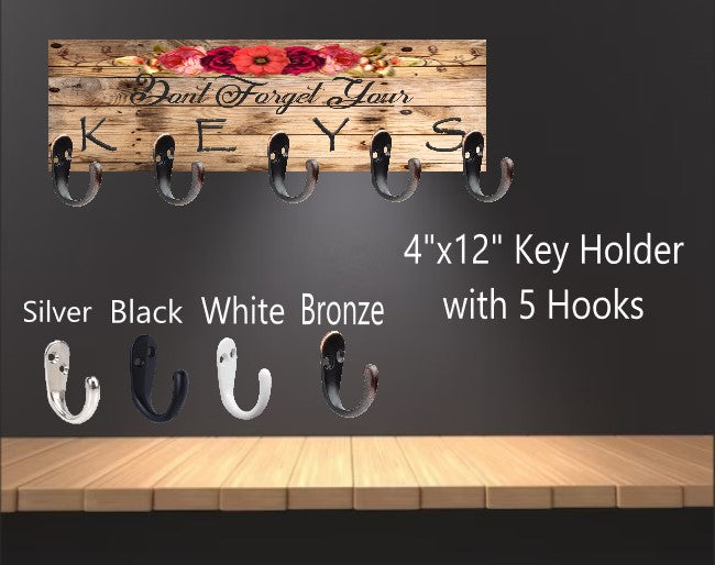 Custom 4"x12" KeyHolder