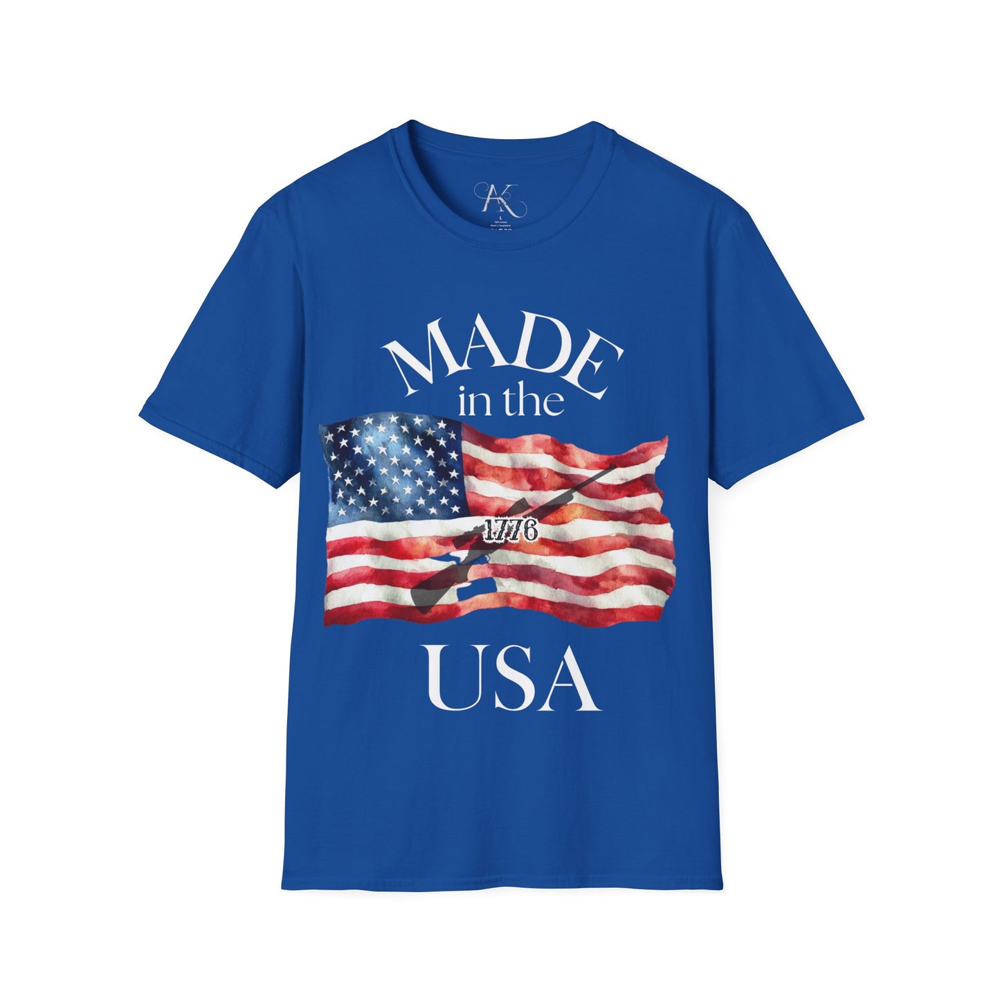Made in the USA Flag T-Shirt — Patriotic American Pride Tee