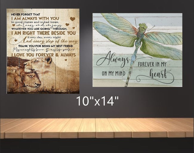 Custom Ceramic 10"x14" Plaque