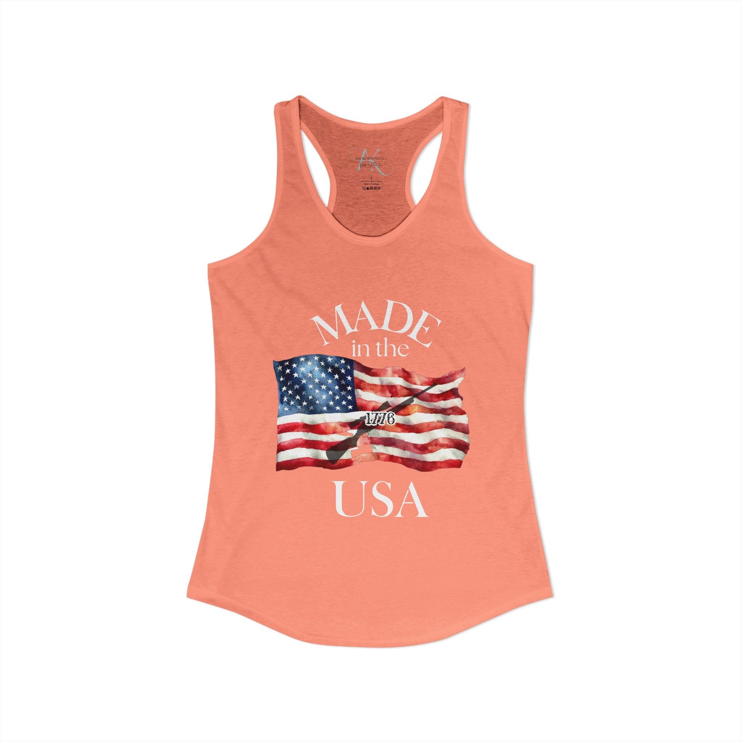 Made in the USA 1776 - Women's Ideal Racerback Tank