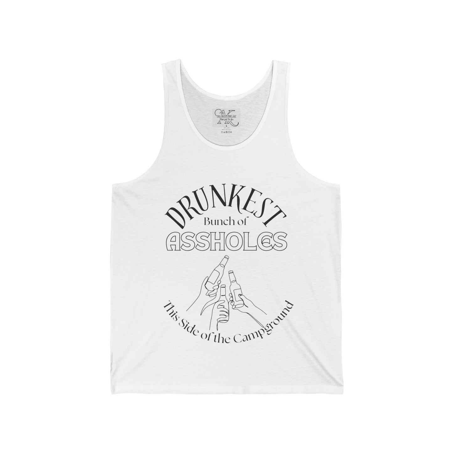 Drunkest Bunch Tank Top — Funny Camping Beer Shirt