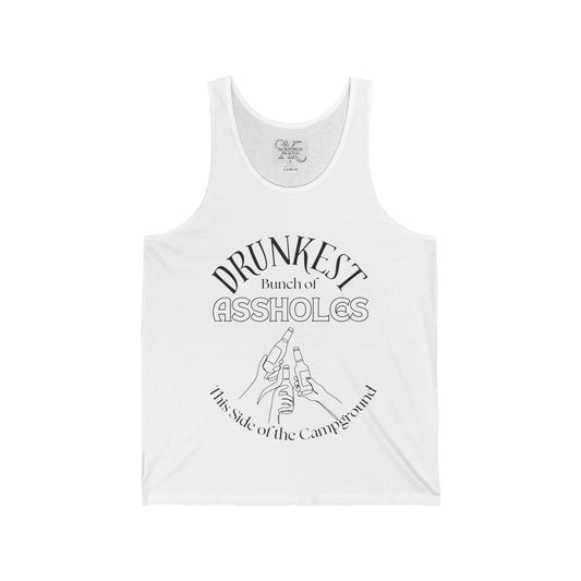 Drunkest Bunch Tank Top — Funny Camping Beer Shirt