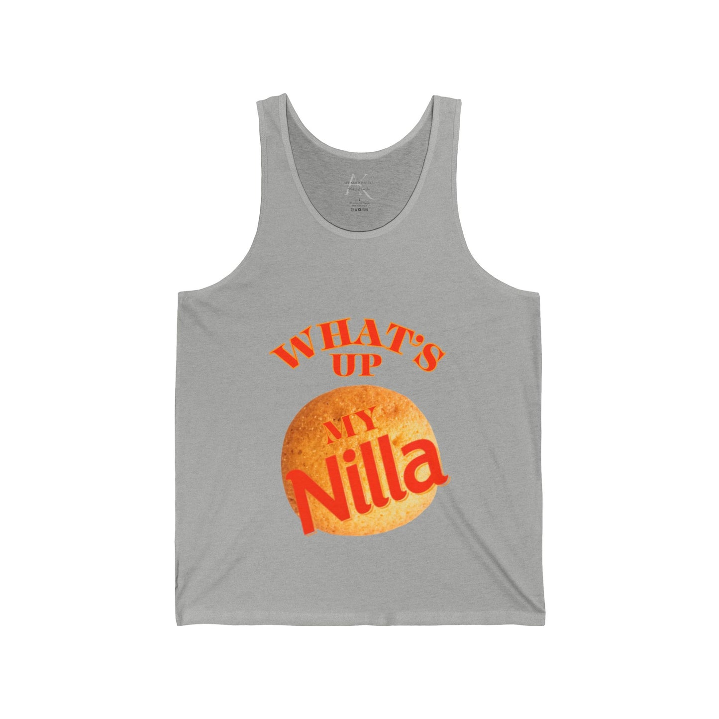What’s Up My Nilla Tank Top — Funny Retro Cookie Graphic Tank