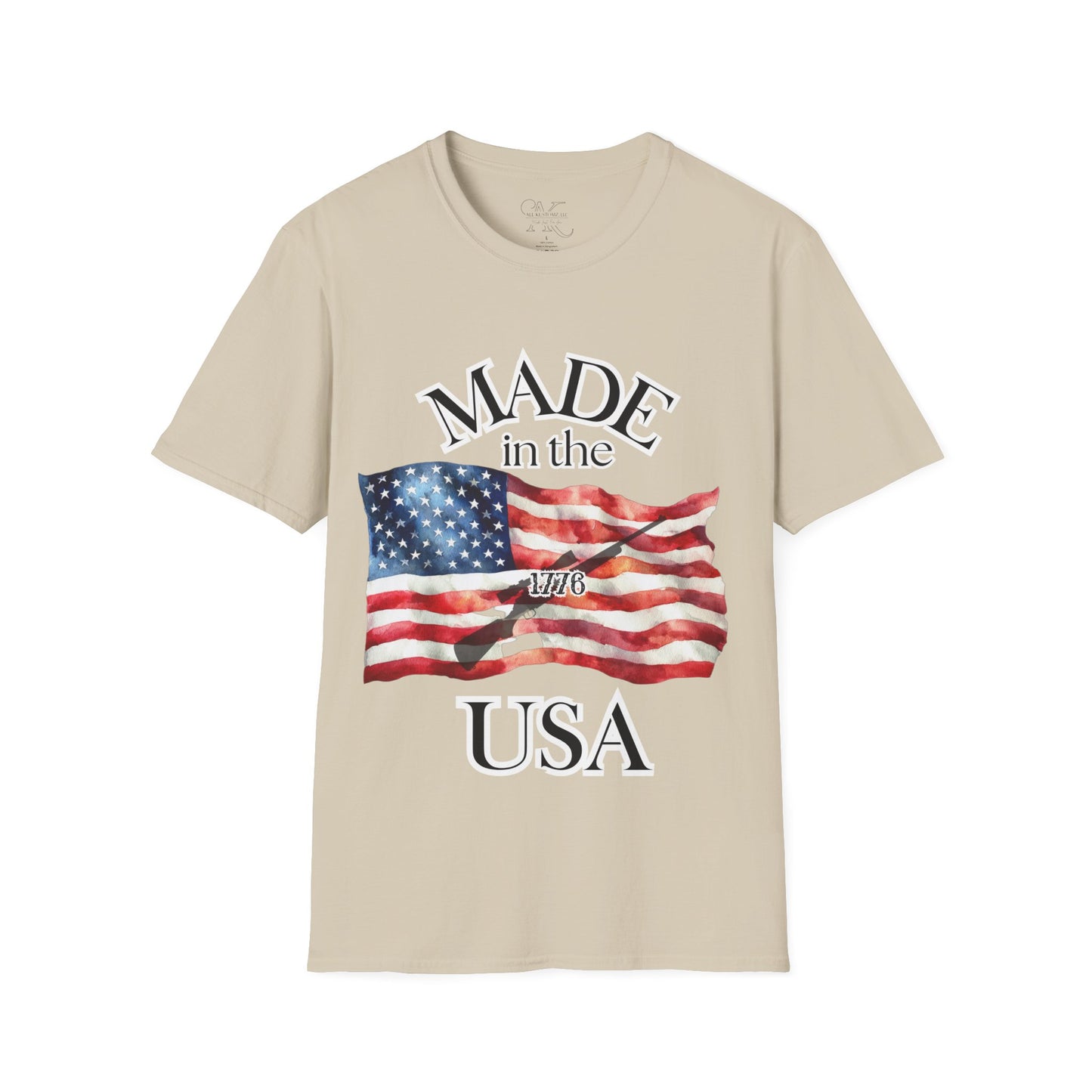 Made in the USA Flag T-Shirt — Patriotic American Pride Tee