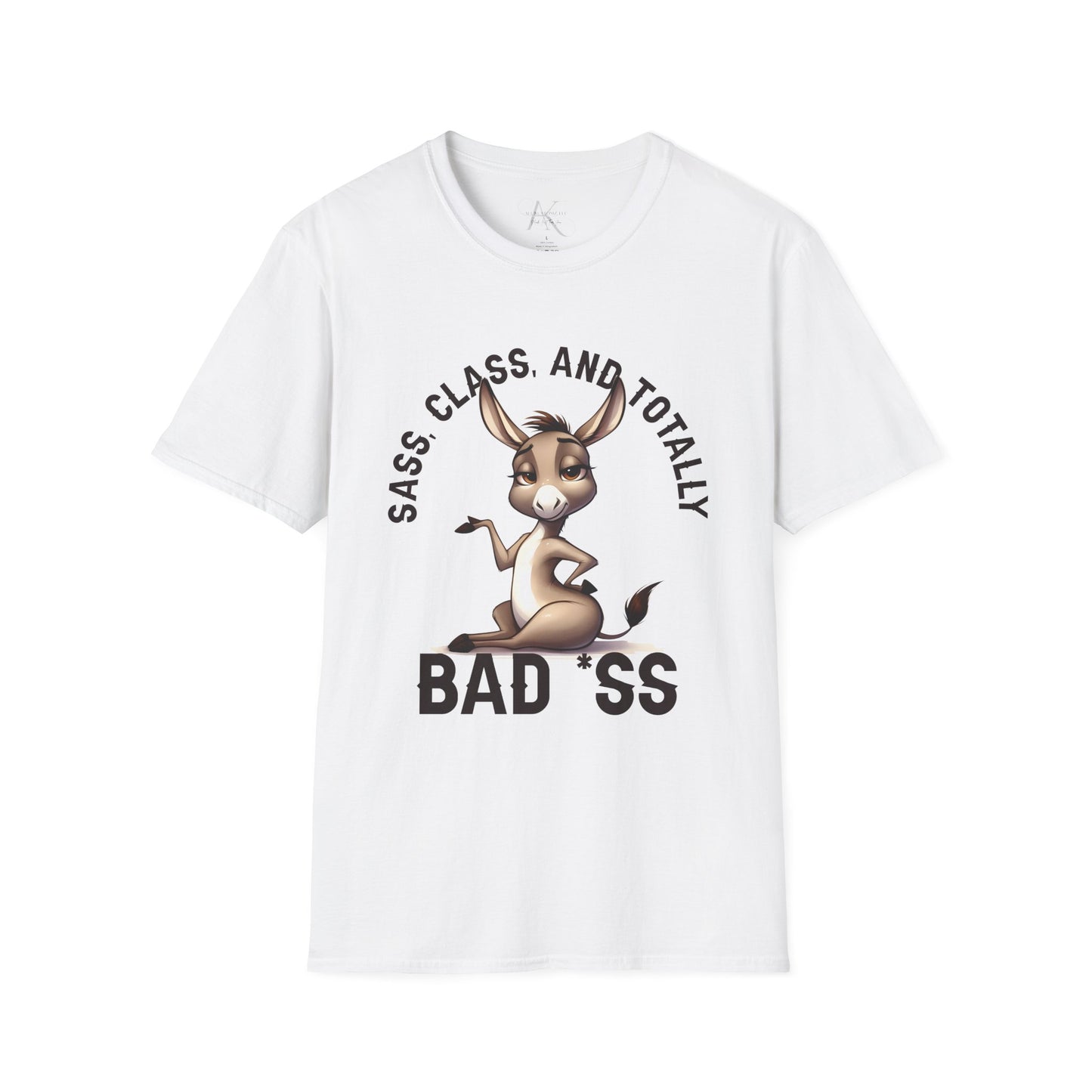 Badass Donkey T-Shirt — "Sass, Class, And Totally Bad*ss" Funny Graphic Tee