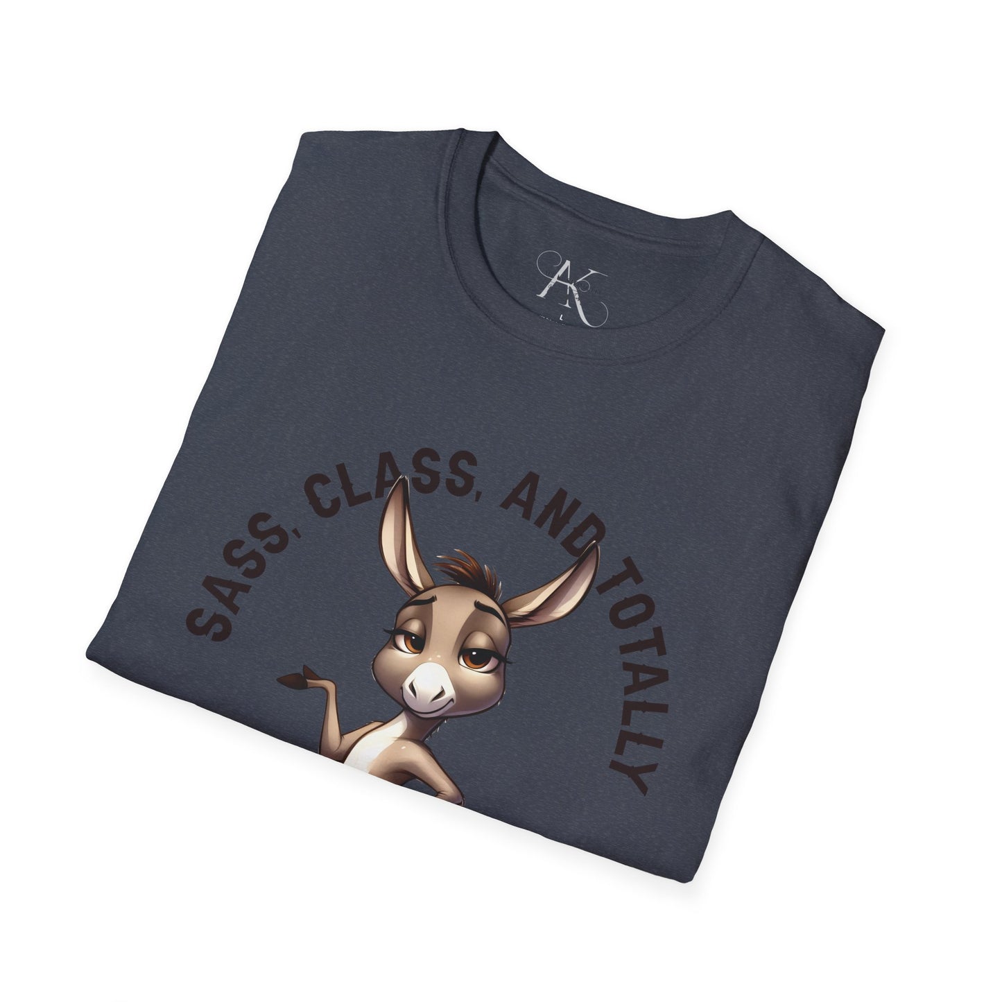 Badass Donkey T-Shirt — "Sass, Class, And Totally Bad*ss" Funny Graphic Tee