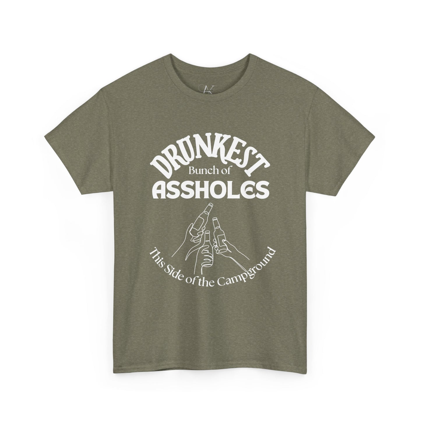 Drunkest Bunch of Assholes Tee — Funny Camping Drinking Shirt