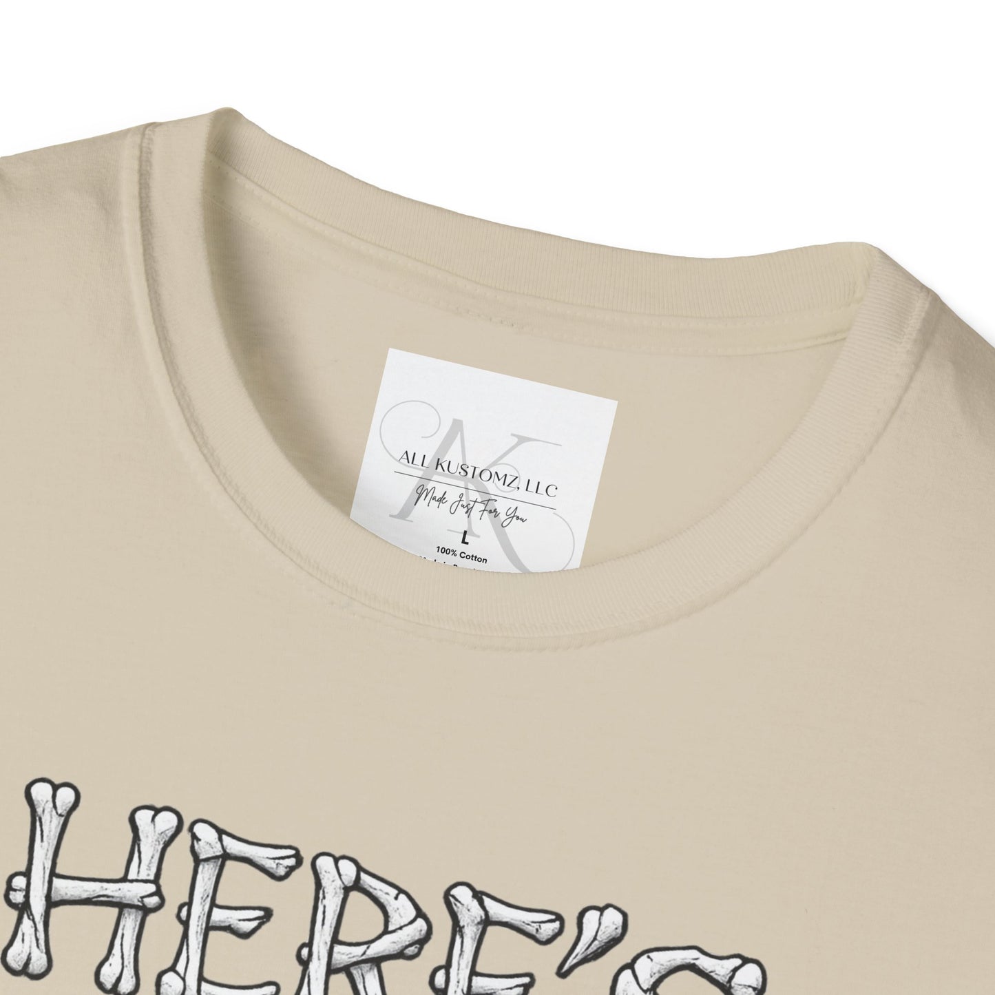 Here's Your World War T-Shirt — Edgy Skeleton Middle Finger Graphic Tee