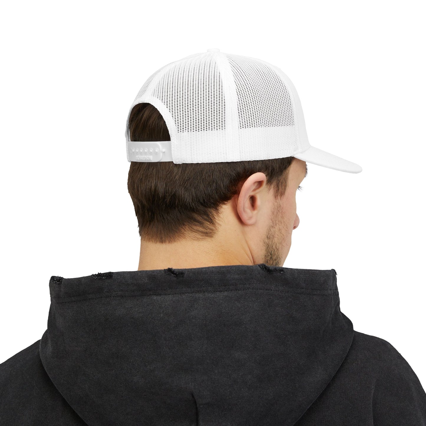 Trucker Cap — "Here’s Your World War 11" Bold Graphic Mesh Snapback