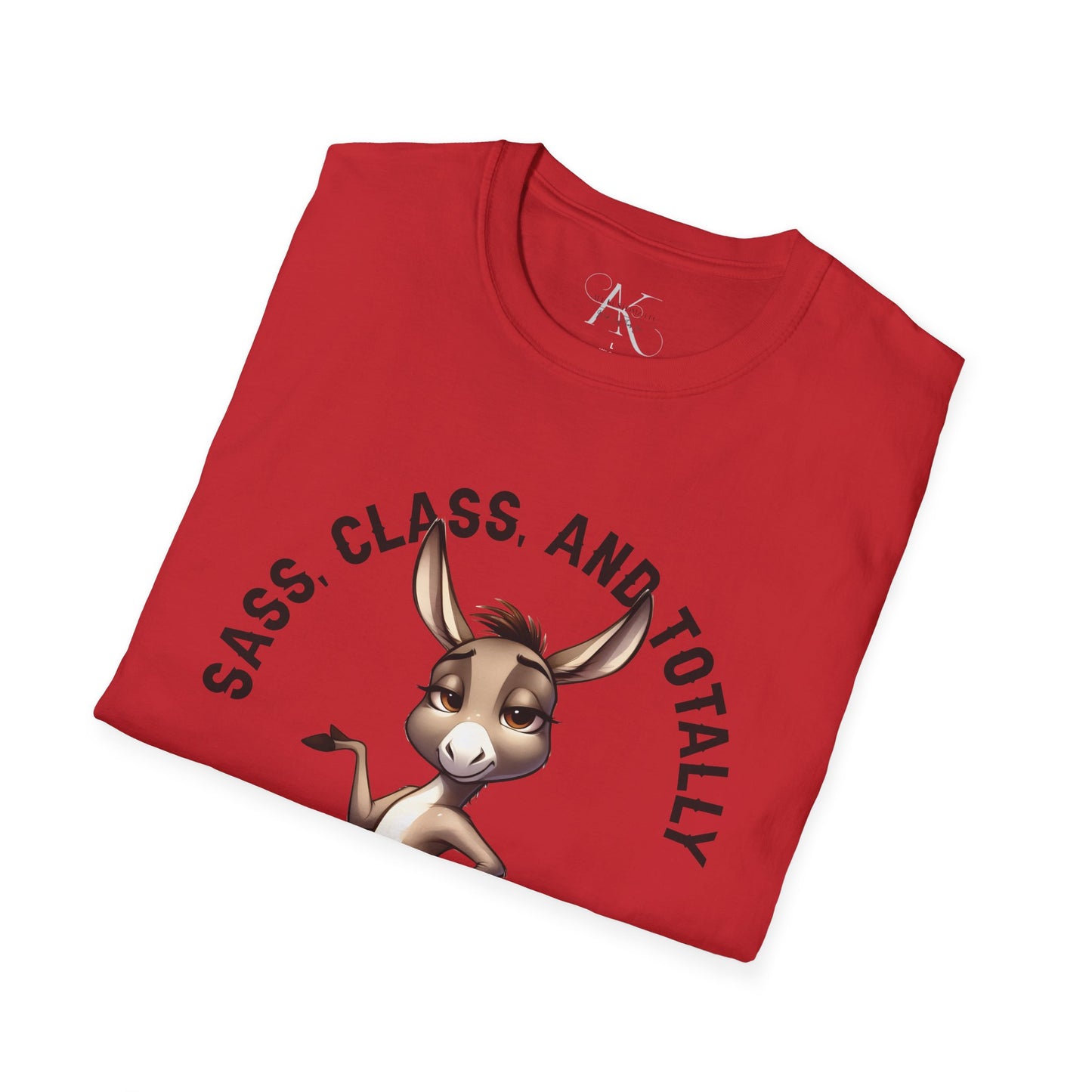 Badass Donkey T-Shirt — "Sass, Class, And Totally Bad*ss" Funny Graphic Tee