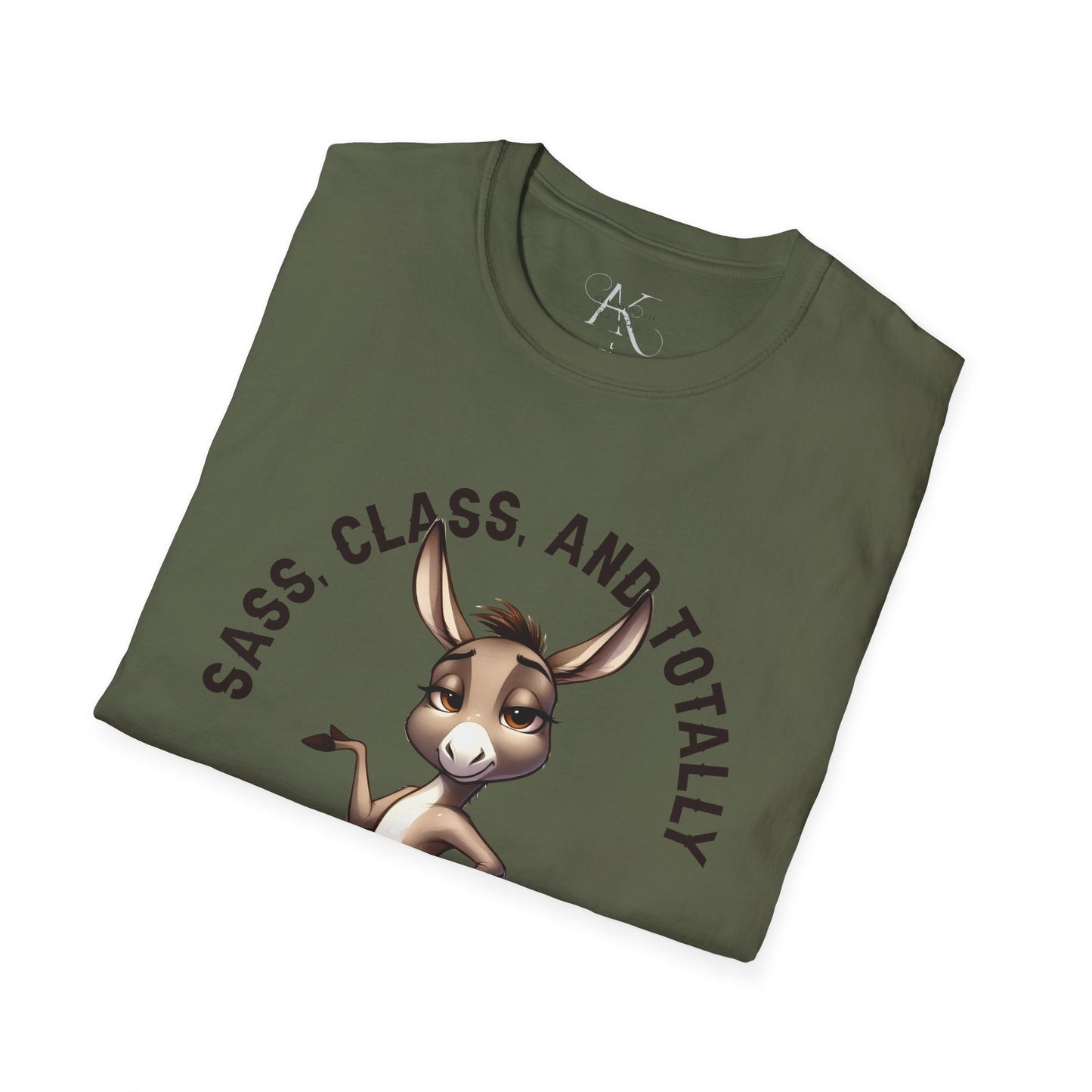 Badass Donkey T-Shirt — "Sass, Class, And Totally Bad*ss" Funny Graphic Tee