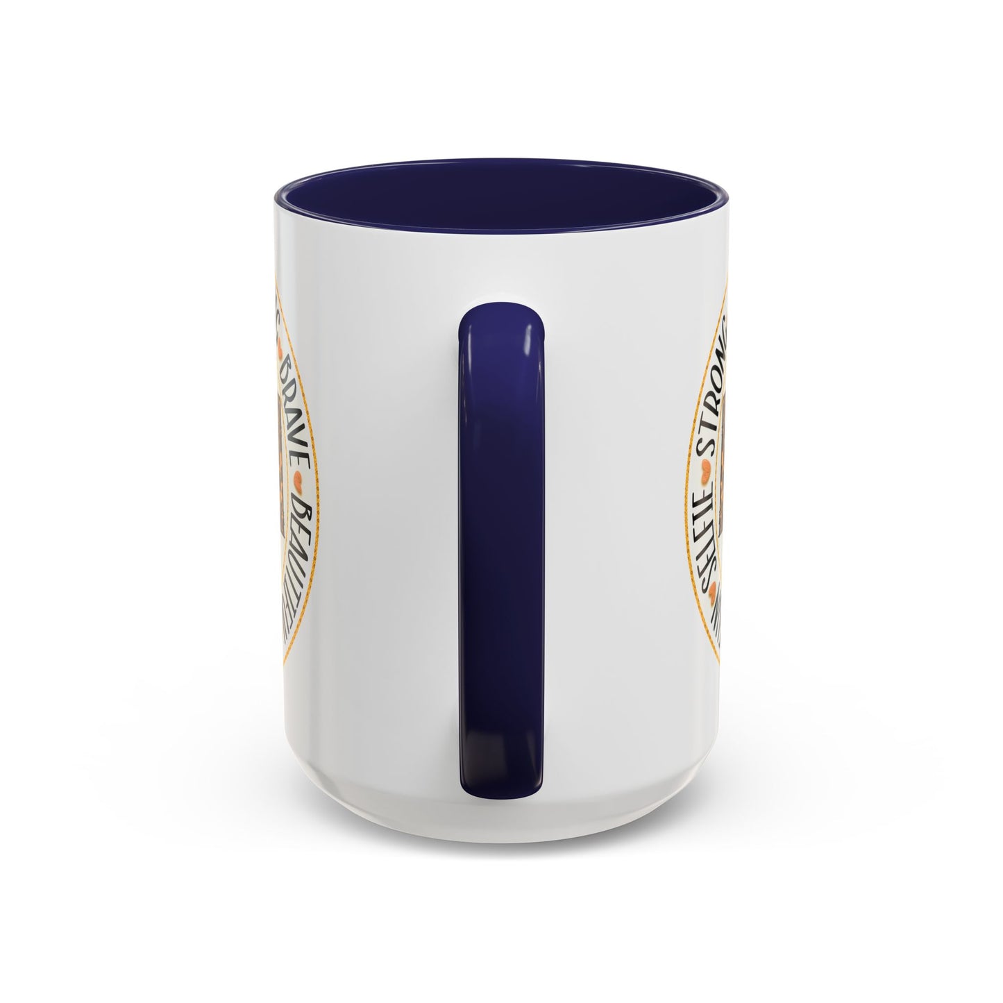 Mom Leopard Sunflower Coffee Mug — 'Mom' Floral Animal Print Accent Mug (11/15oz)