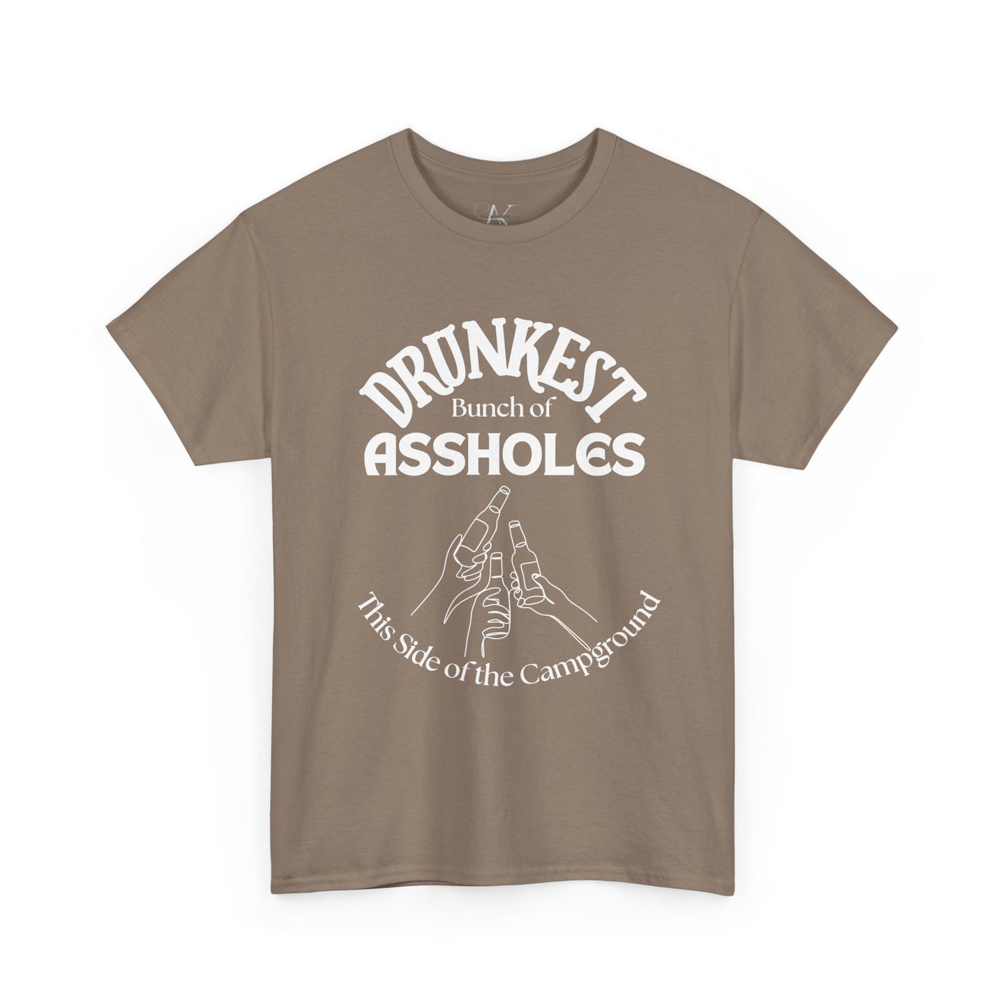 Drunkest Bunch of Assholes Tee — Funny Camping Drinking Shirt