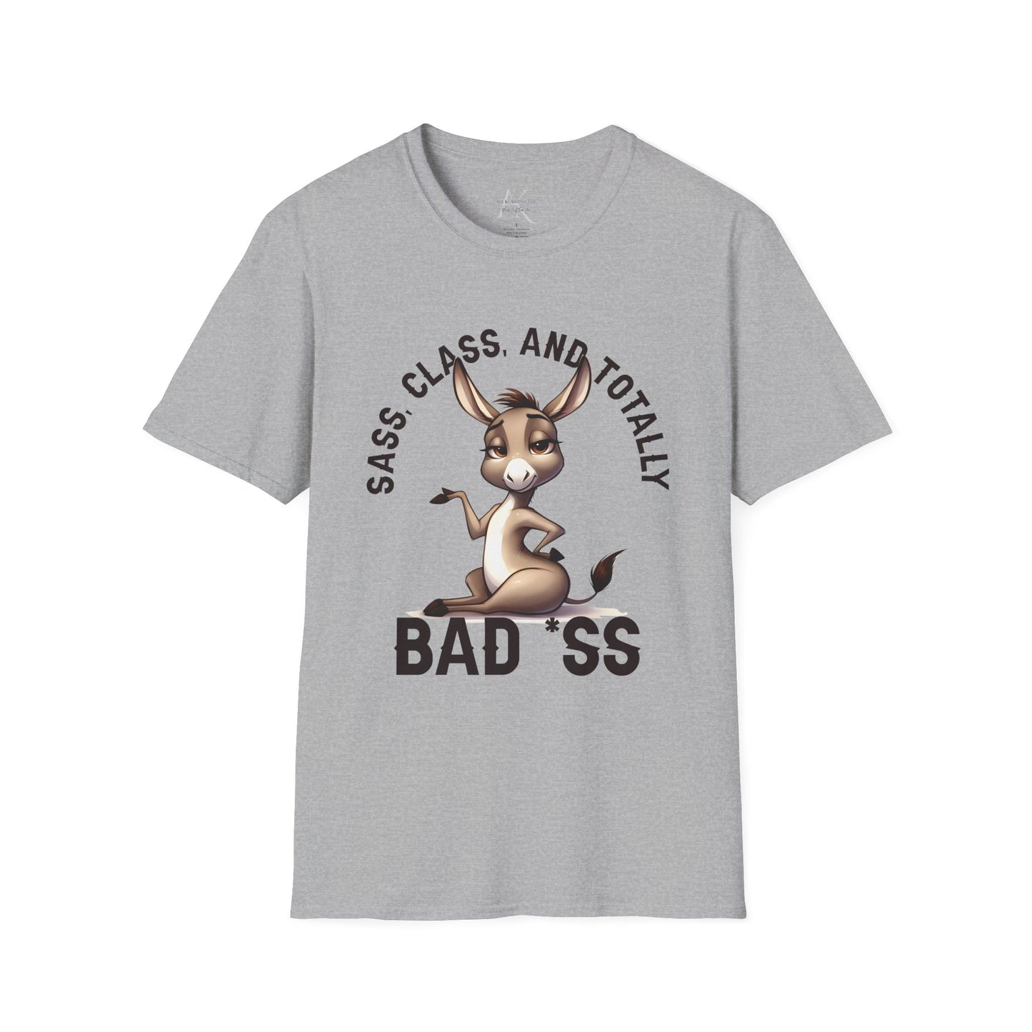 Badass Donkey T-Shirt — "Sass, Class, And Totally Bad*ss" Funny Graphic Tee
