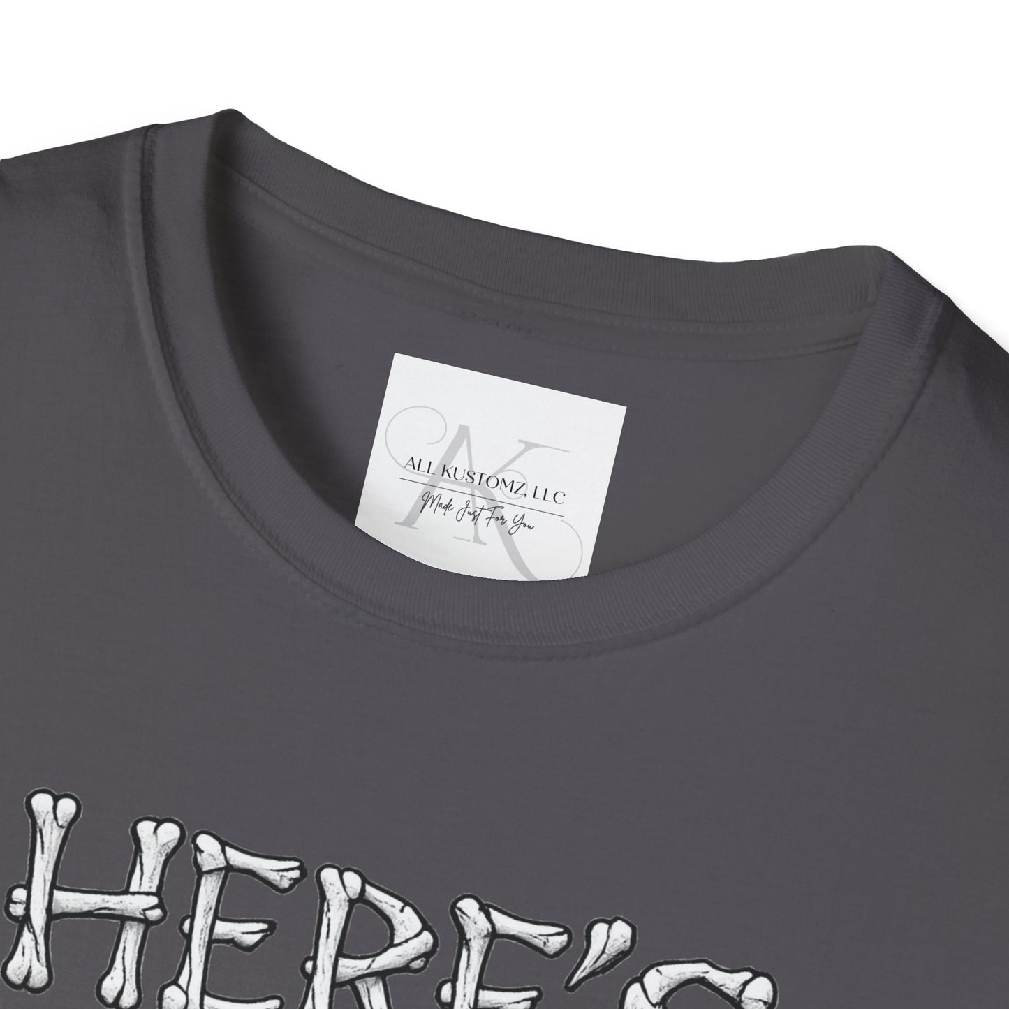 Here's Your World War T-Shirt — Edgy Skeleton Middle Finger Graphic Tee