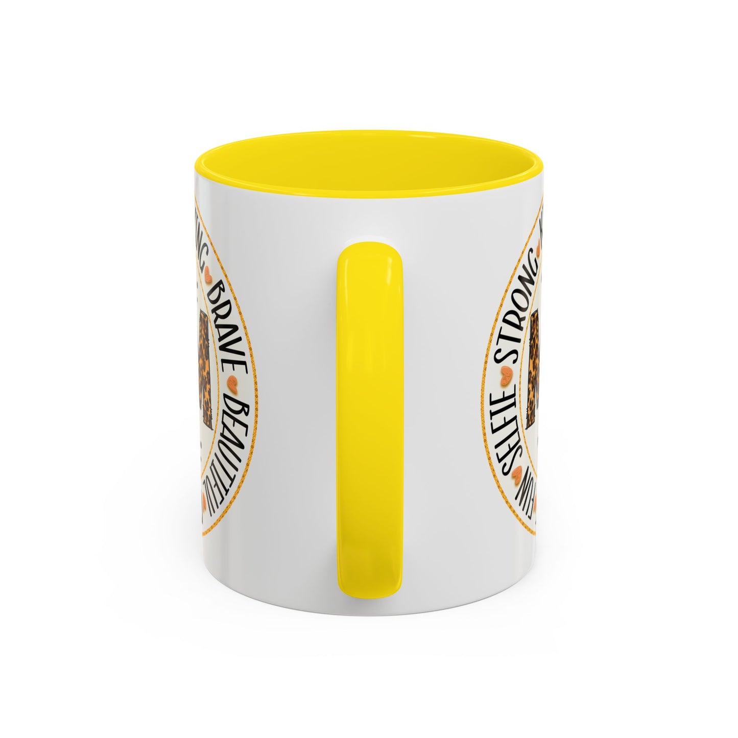 Mom Leopard Sunflower Coffee Mug — 'Mom' Floral Animal Print Accent Mug (11/15oz)