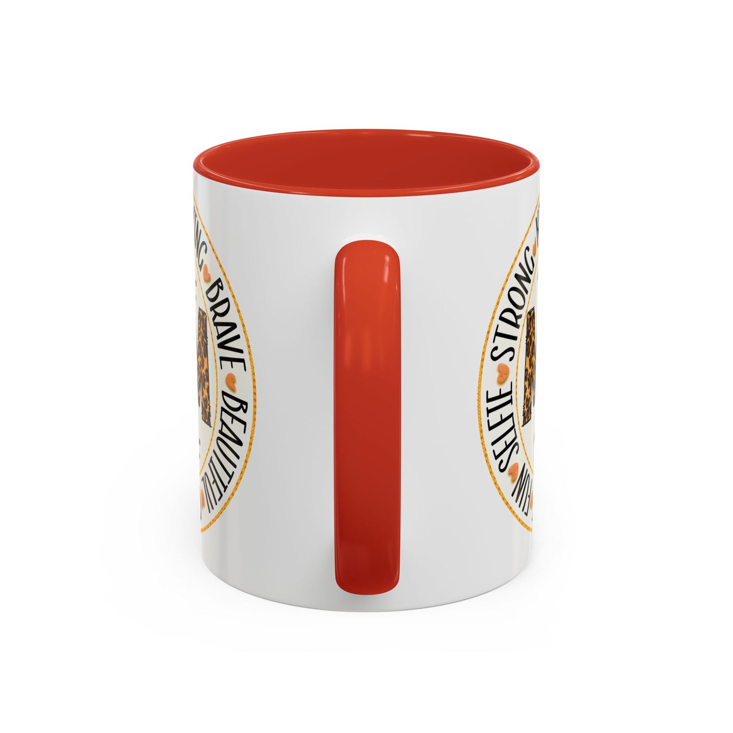 Mom Leopard Sunflower Coffee Mug — 'Mom' Floral Animal Print Accent Mug (11/15oz)