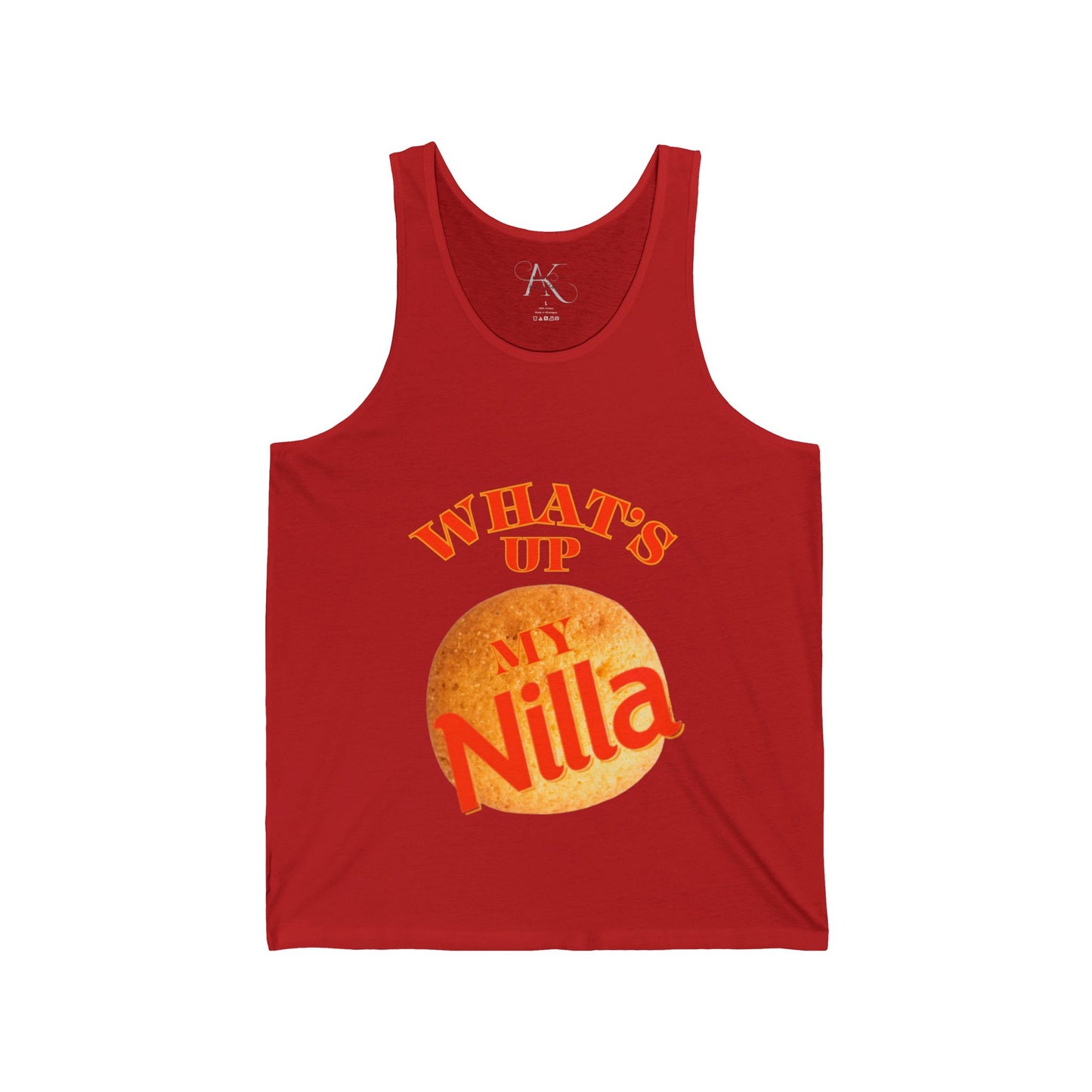 What’s Up My Nilla Tank Top — Funny Retro Cookie Graphic Tank