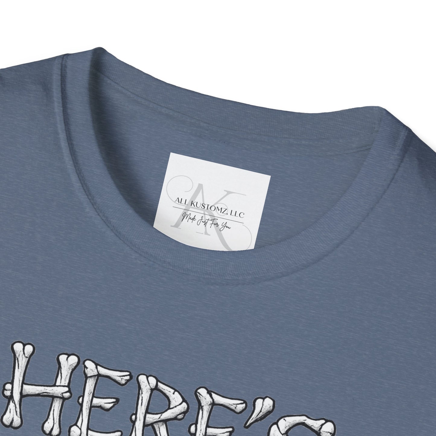Here's Your World War T-Shirt — Edgy Skeleton Middle Finger Graphic Tee