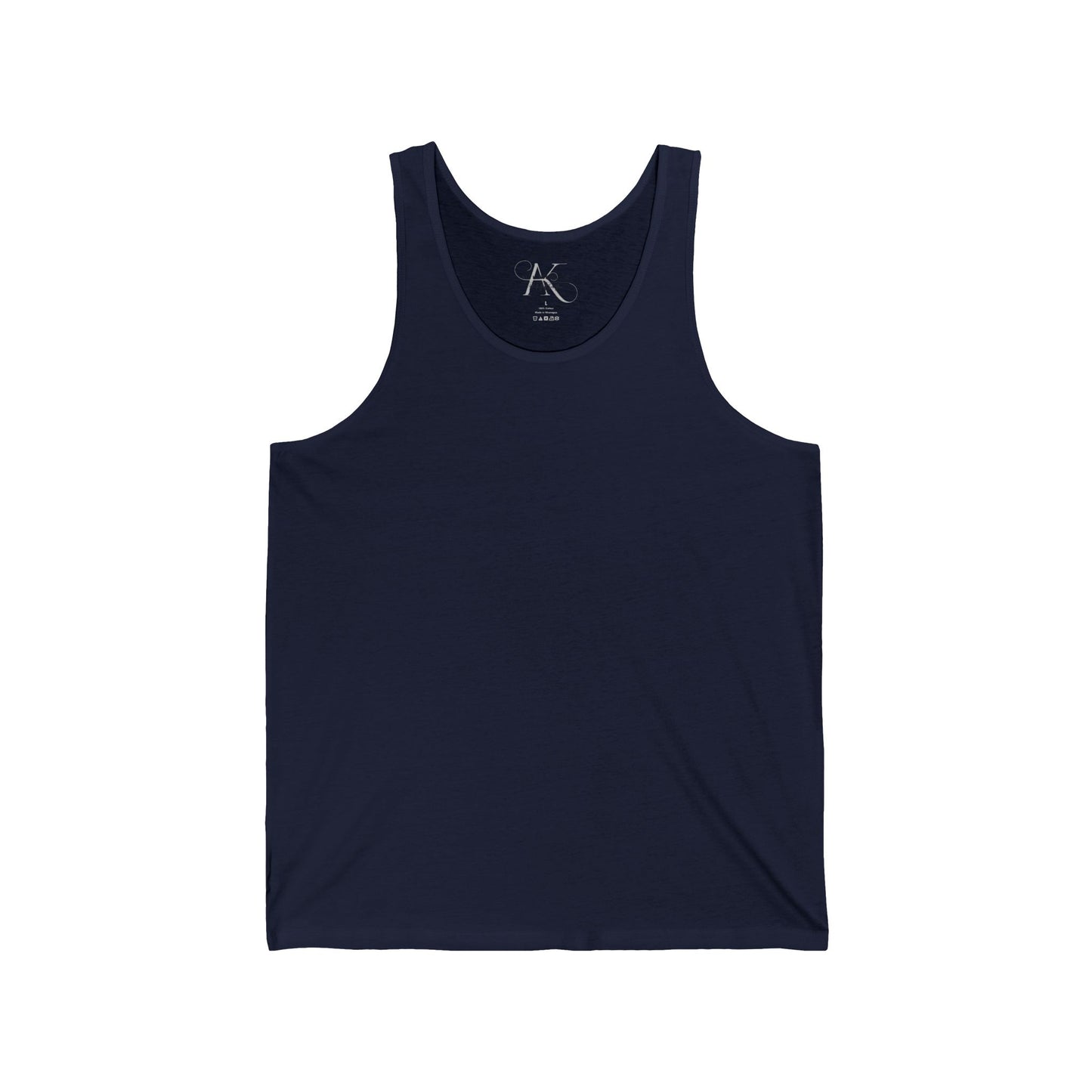 Tank Top — "Here's Your World War" Skeleton Middle Fingers Graphic