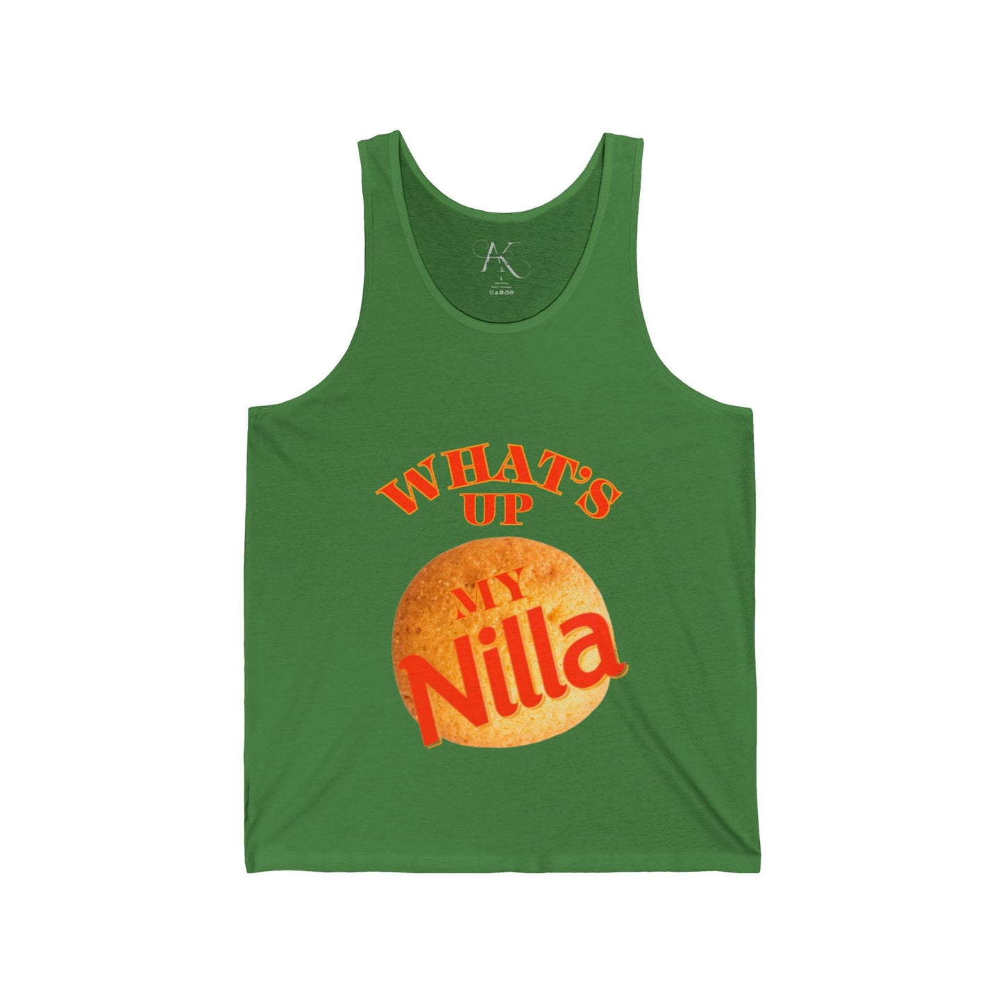 What’s Up My Nilla Tank Top — Funny Retro Cookie Graphic Tank