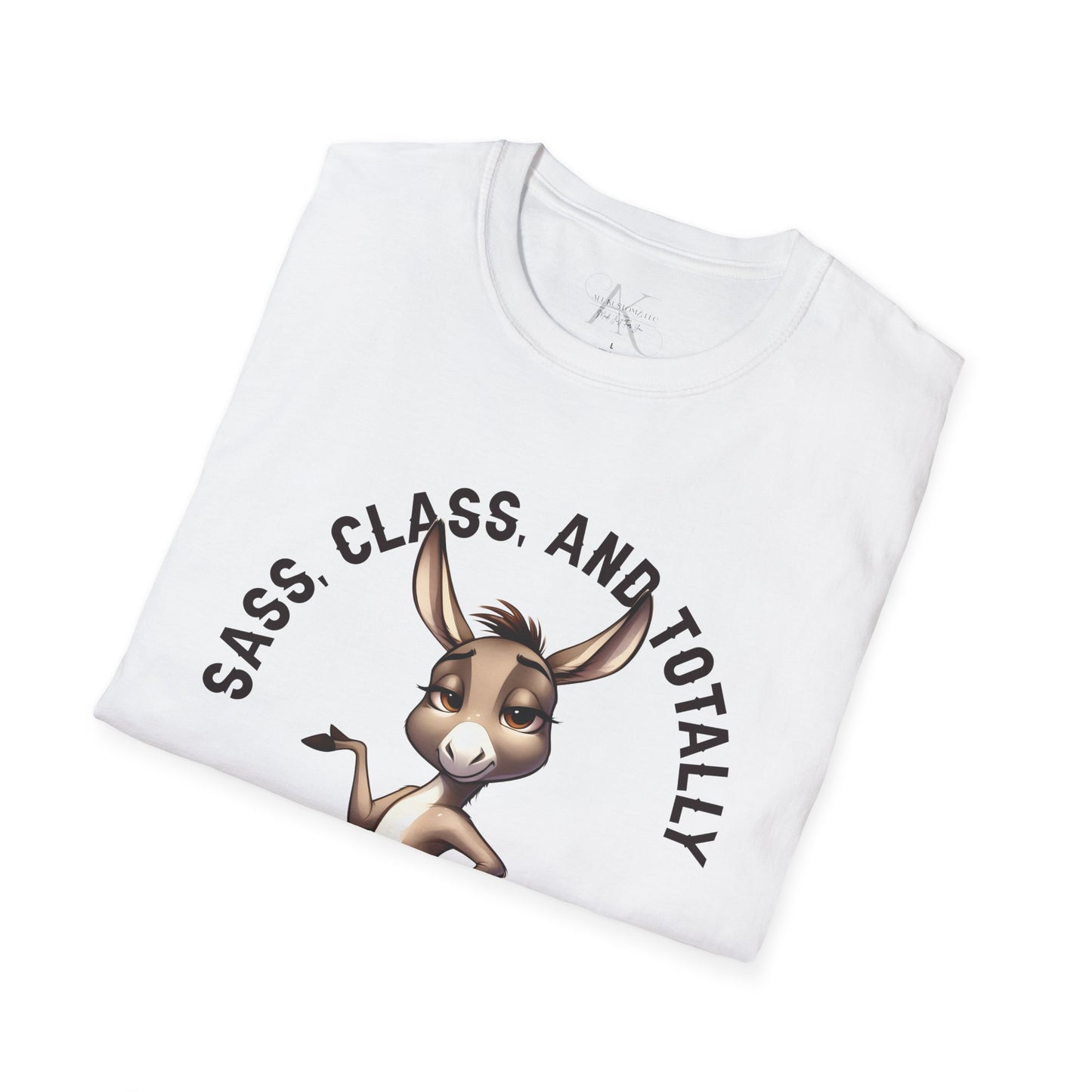 Badass Donkey T-Shirt — "Sass, Class, And Totally Bad*ss" Funny Graphic Tee