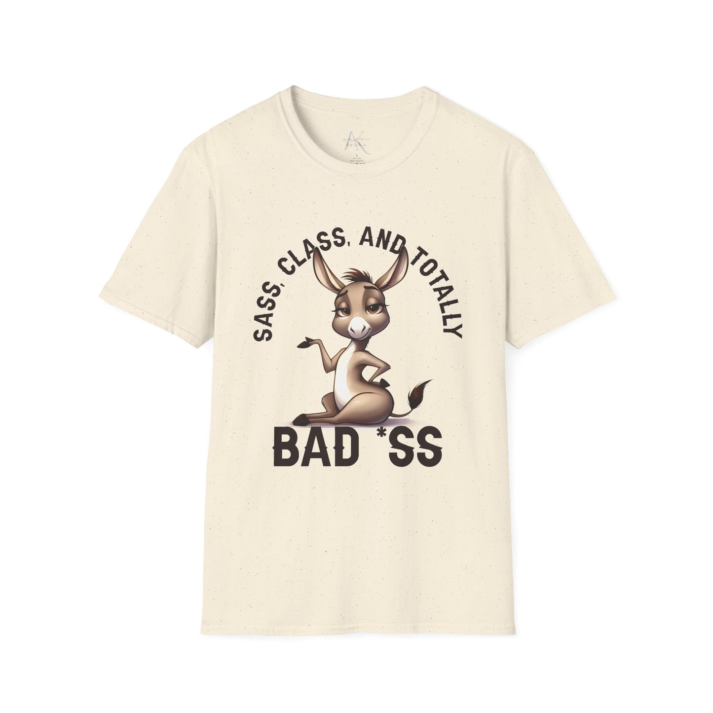 Badass Donkey T-Shirt — "Sass, Class, And Totally Bad*ss" Funny Graphic Tee
