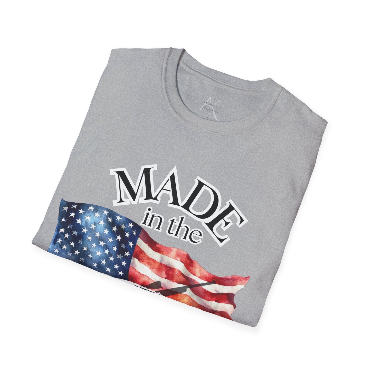 Made in the USA Flag T-Shirt — Patriotic American Pride Tee