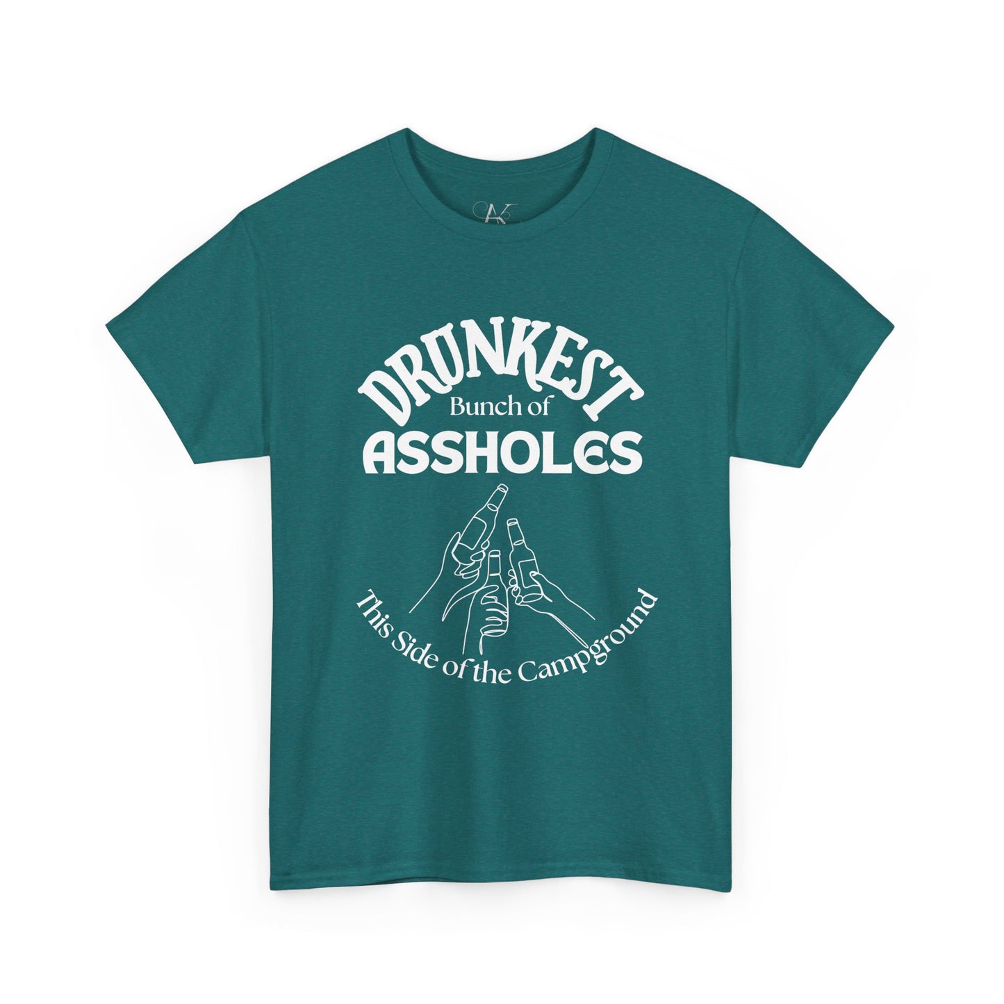 Drunkest Bunch of Assholes Tee — Funny Camping Drinking Shirt