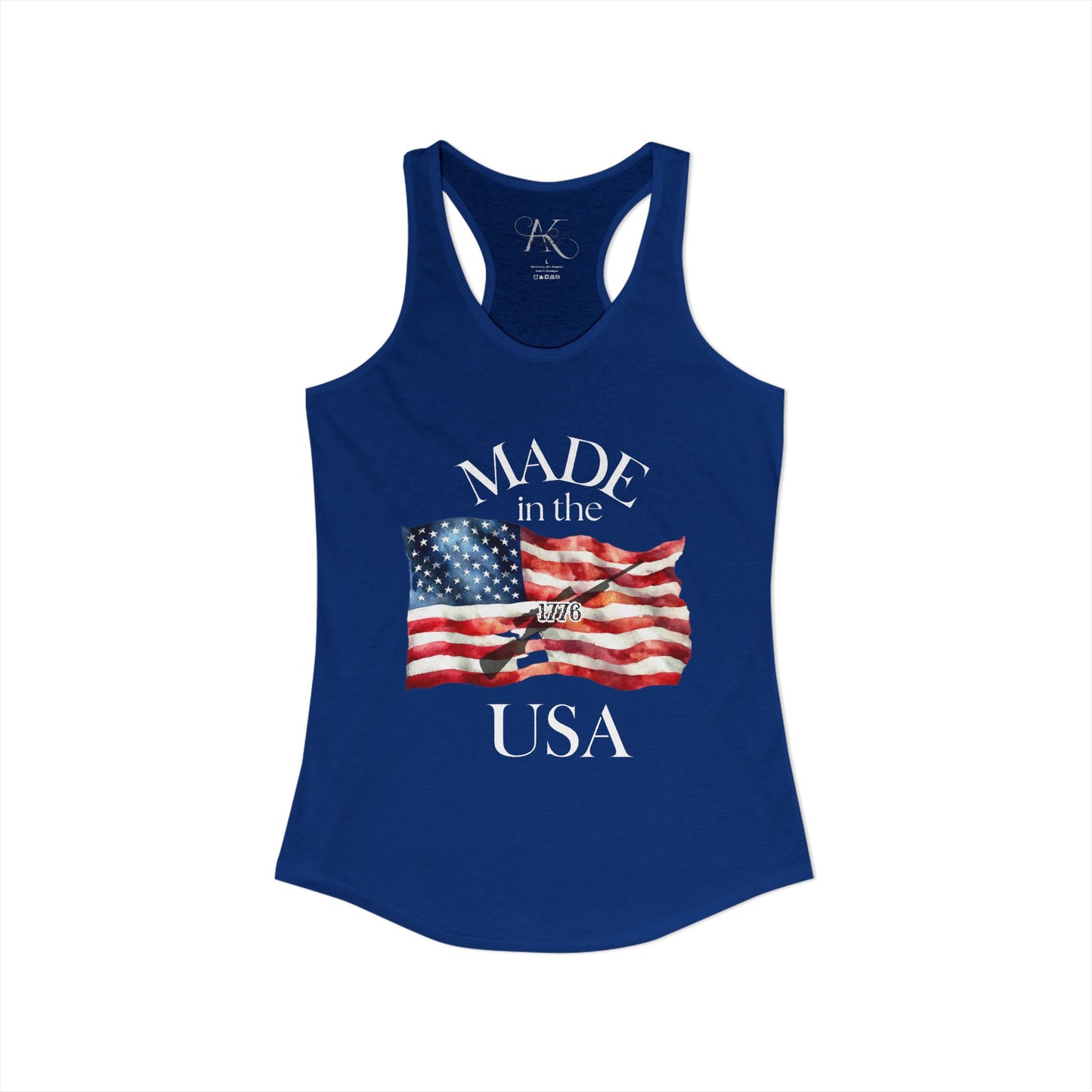 Made in the USA 1776 - Women's Ideal Racerback Tank