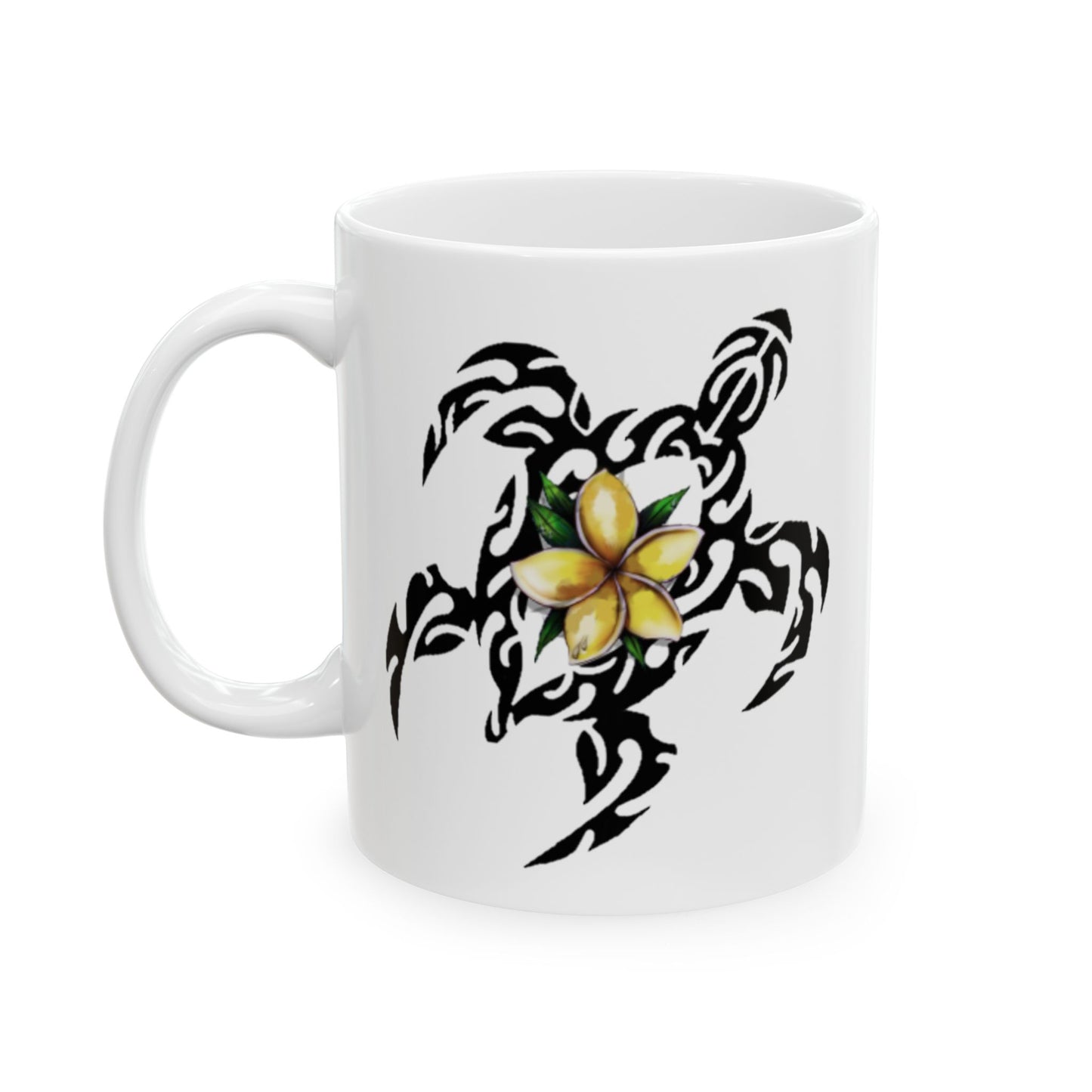 Tribal Sea Turtle Ceramic Mug (11oz & 15oz)