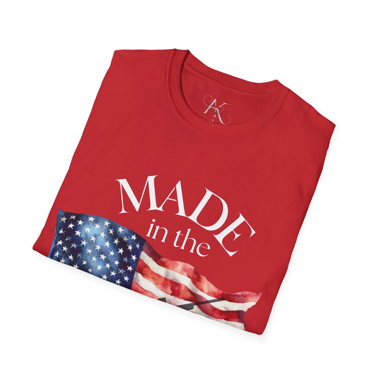 Made in the USA Flag T-Shirt — Patriotic American Pride Tee