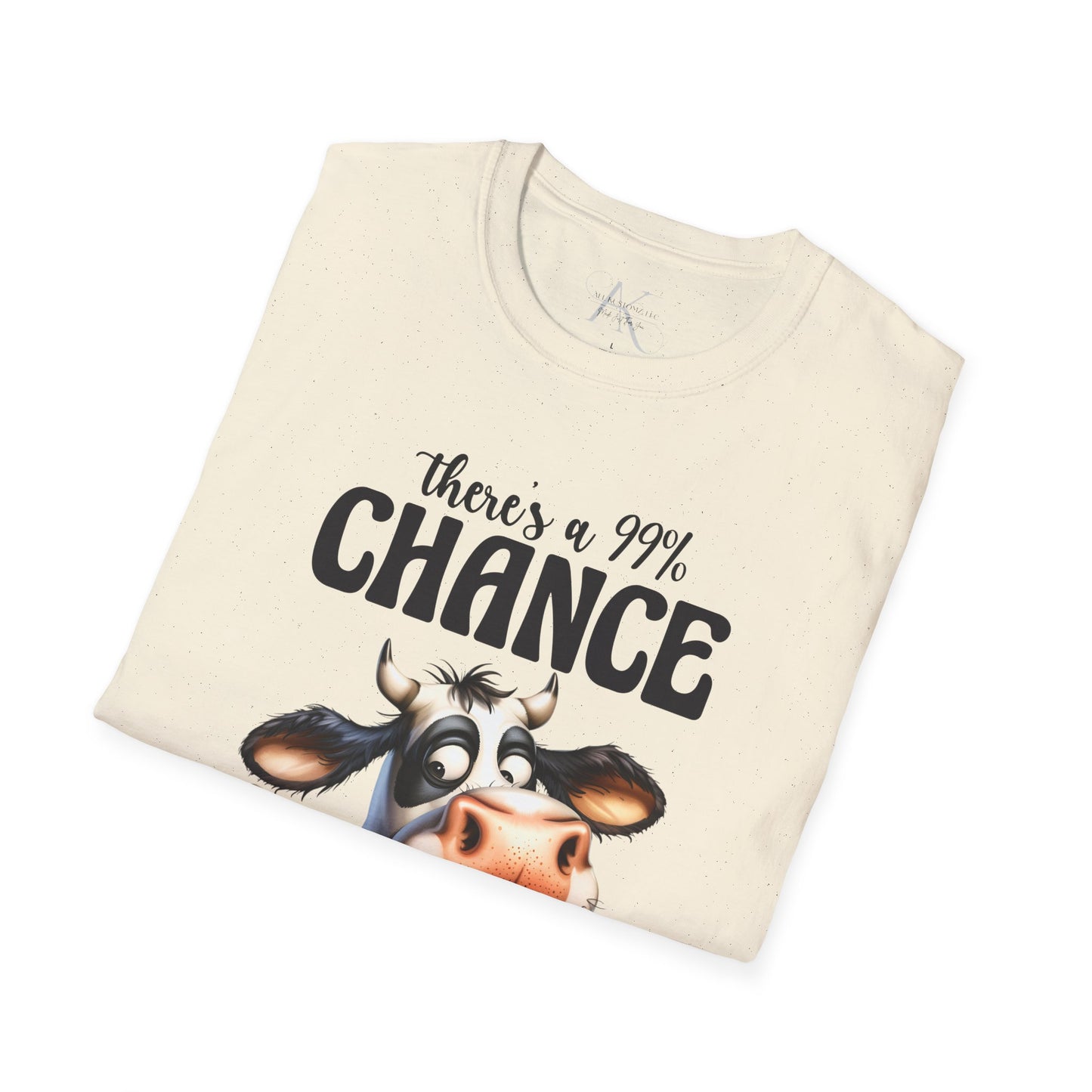 There's a 99% Chance I Don't Care Cow T-Shirt