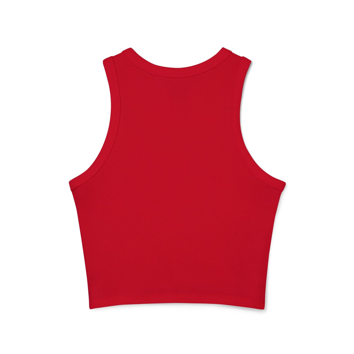 Racer Tank – “Here’s Your World War” Graphic Crop Tank