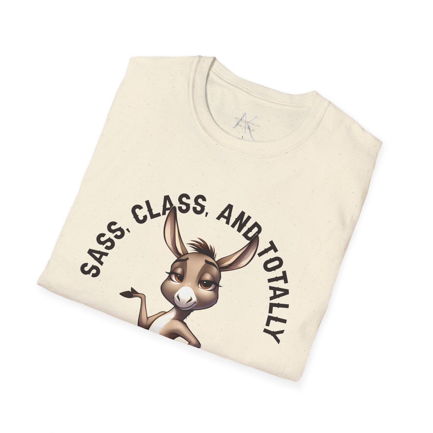Badass Donkey T-Shirt — "Sass, Class, And Totally Bad*ss" Funny Graphic Tee
