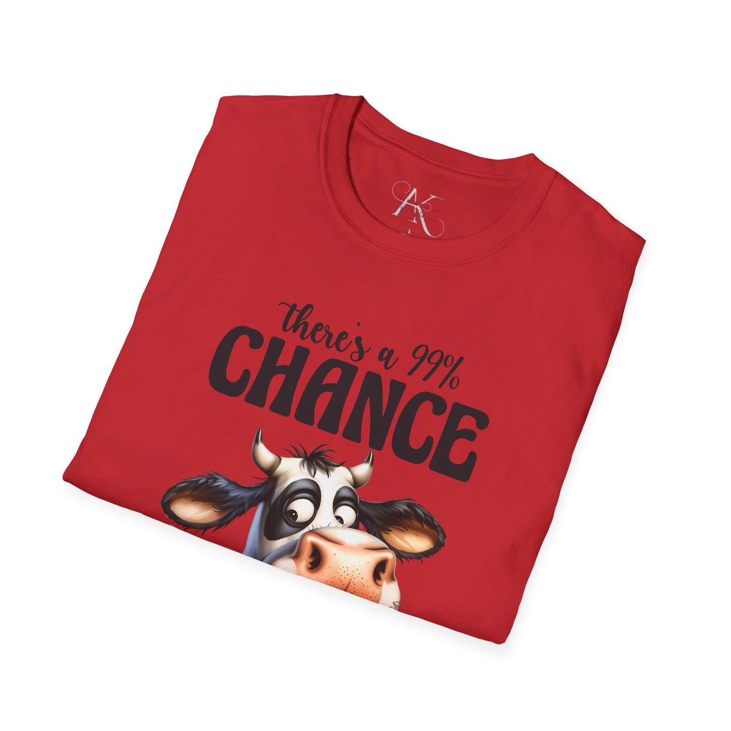 There's a 99% Chance I Don't Care Cow T-Shirt