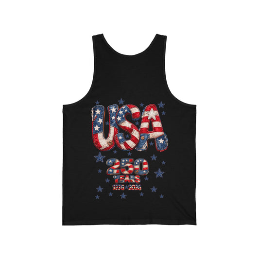 USA 250 Years Tank Top — Patriotic  American Graphic Tank