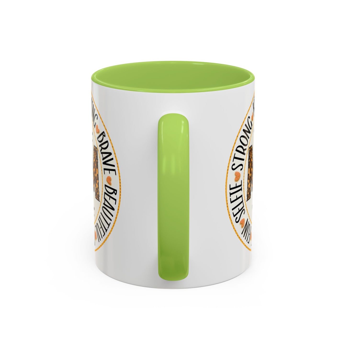 Mom Leopard Sunflower Coffee Mug — 'Mom' Floral Animal Print Accent Mug (11/15oz)