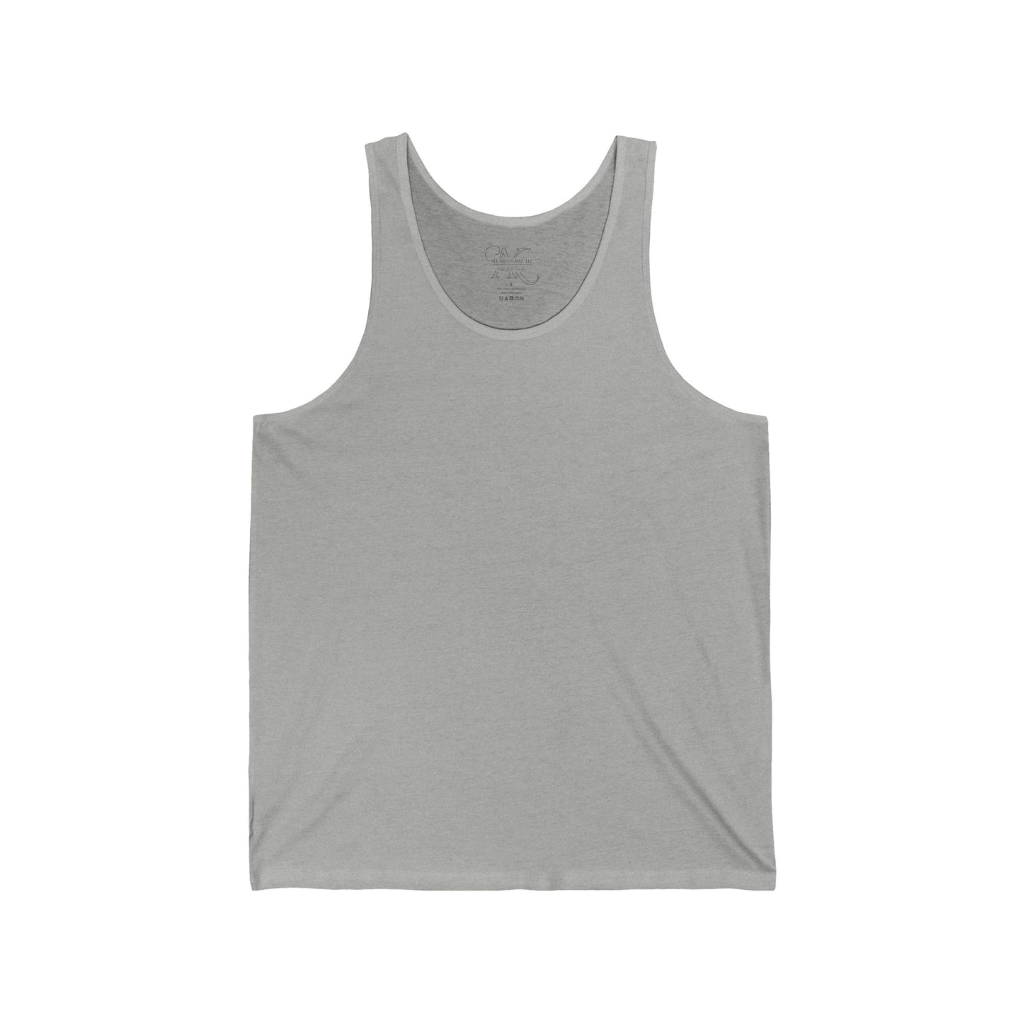 Tank Top — "Here's Your World War" Skeleton Middle Fingers Graphic