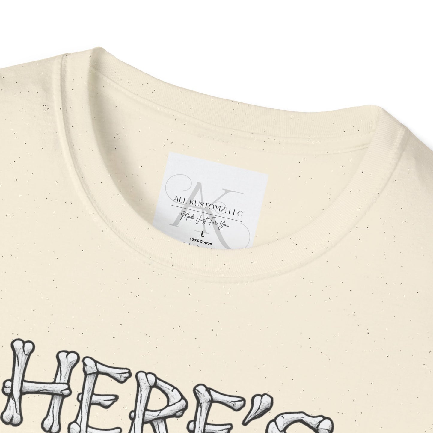 Here's Your World War T-Shirt — Edgy Skeleton Middle Finger Graphic Tee