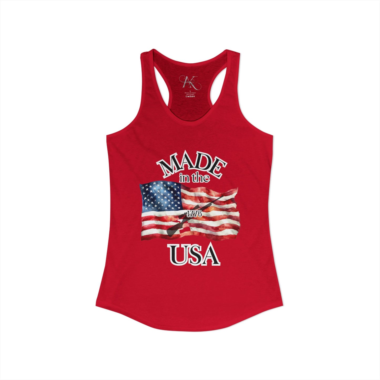 Made in the USA 1776 - Women's Ideal Racerback Tank