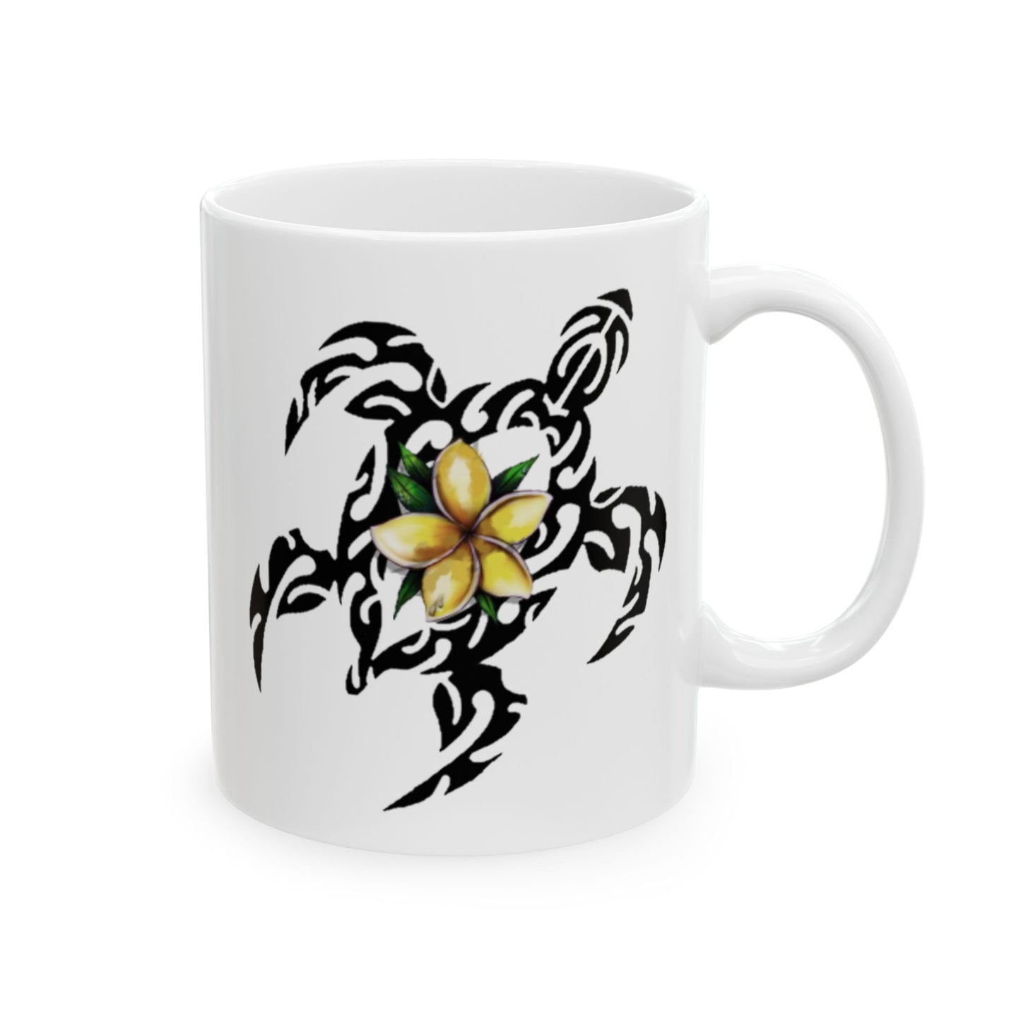 Tribal Sea Turtle Ceramic Mug (11oz & 15oz)