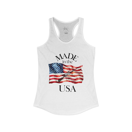 Made in the USA 1776 - Women's Ideal Racerback Tank