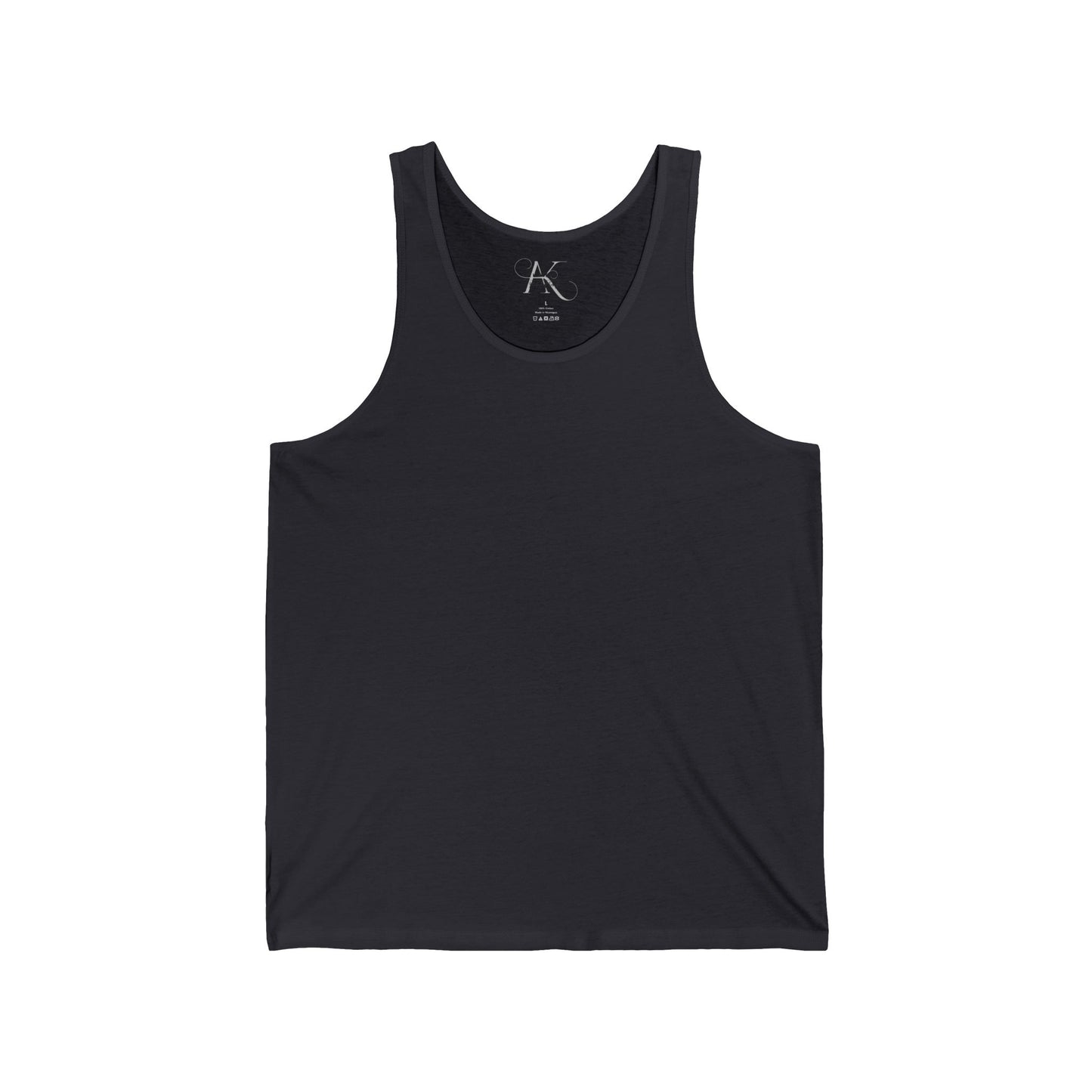 Tank Top — "Here's Your World War" Skeleton Middle Fingers Graphic