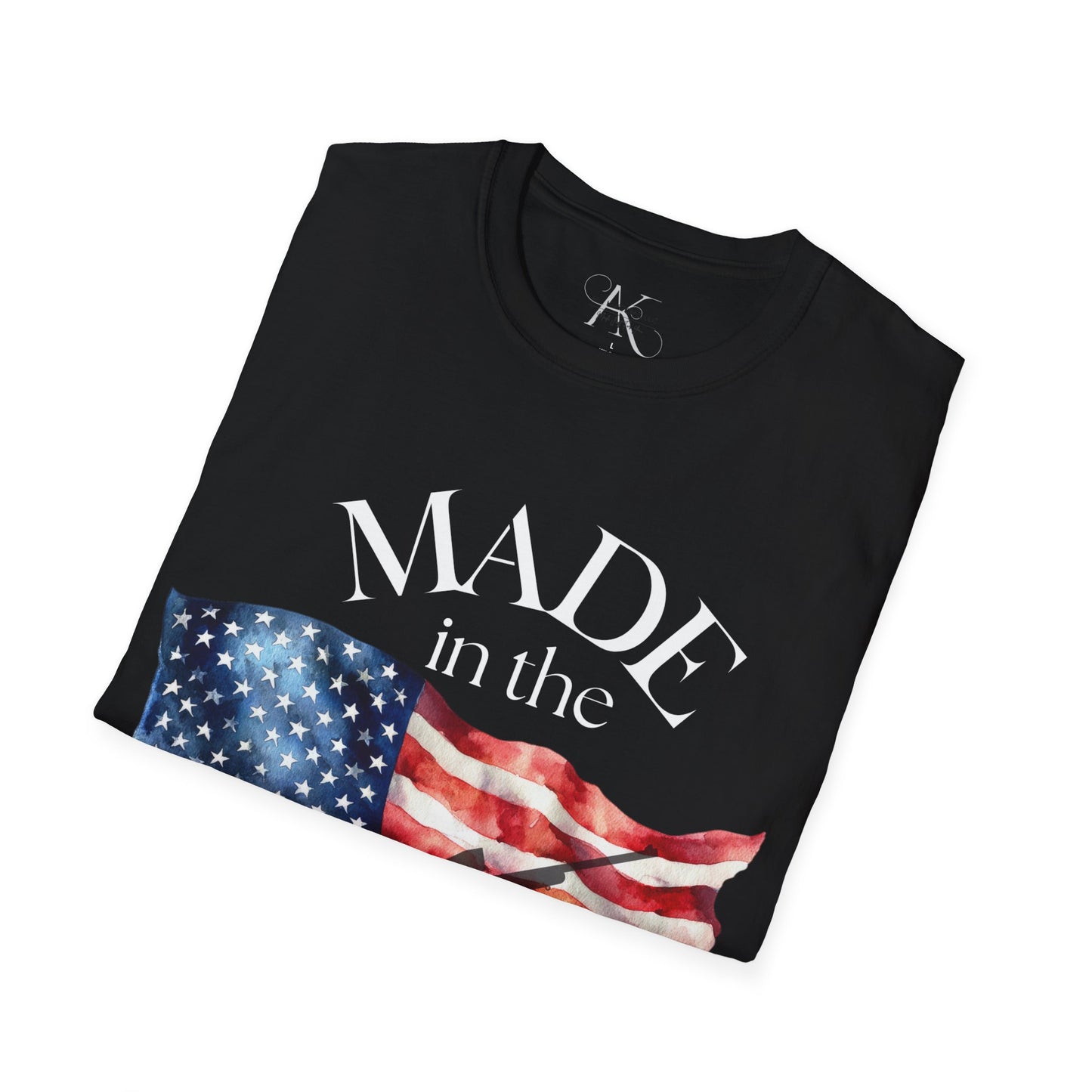 Made in the USA Flag T-Shirt — Patriotic American Pride Tee