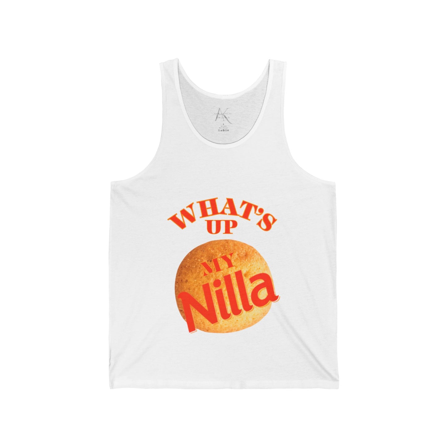 What’s Up My Nilla Tank Top — Funny Retro Cookie Graphic Tank