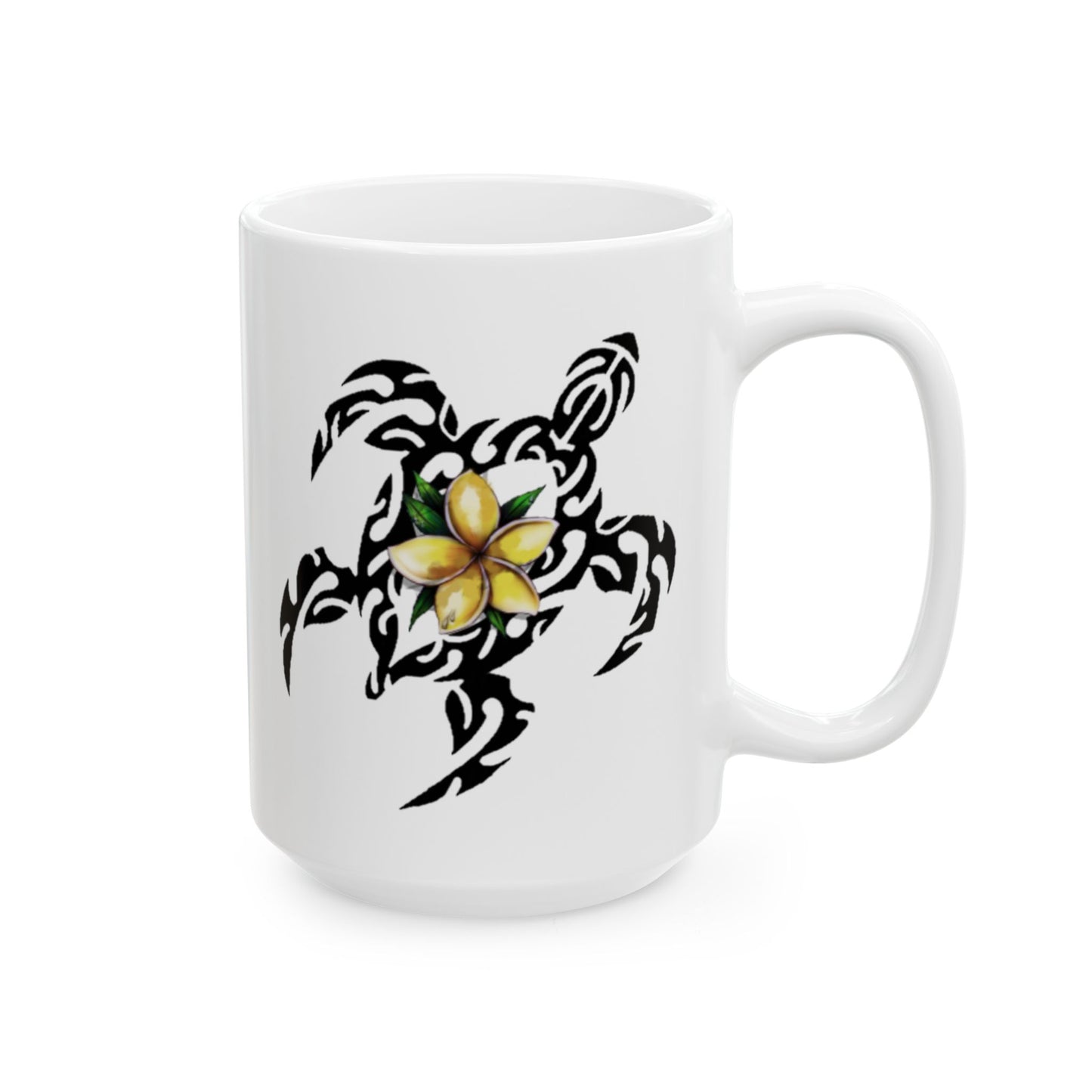 Tribal Sea Turtle Ceramic Mug (11oz & 15oz)